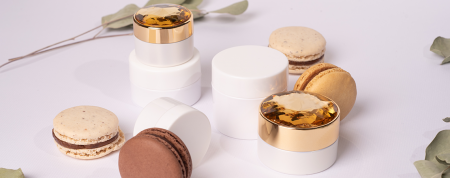 Runde ECO PET Kosmetik- & Hautpflegeverpackung - Serie Sprühende Jugend - Kosmetikverpackungskollektion - sprühende Jugend